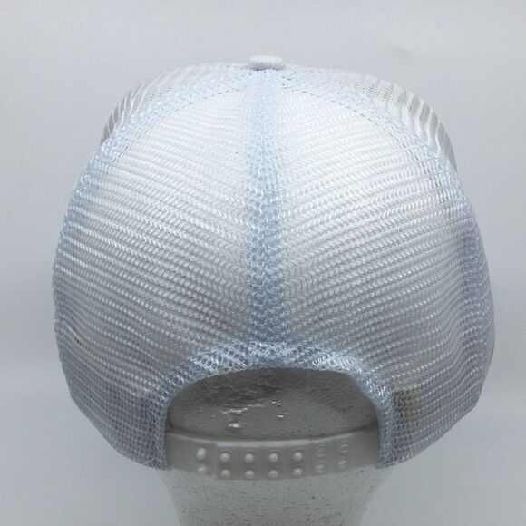 Vintage Floyd’s Barber Shop Mayberry NC white trucker hat SnapBack Andy Griffith - Picture 6 of 16